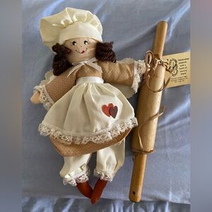 CAROUSEL CREATIONS 1983 KITCHEN ANGEL Stuffed Doll